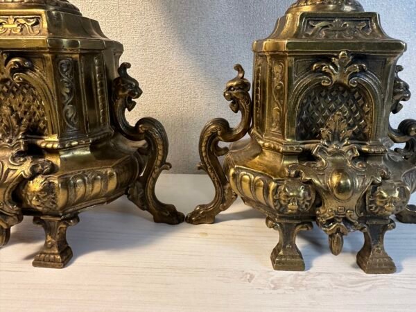 Magnificent -Antique French Lidded Vases - Bronze (circa.1850) - Image 31