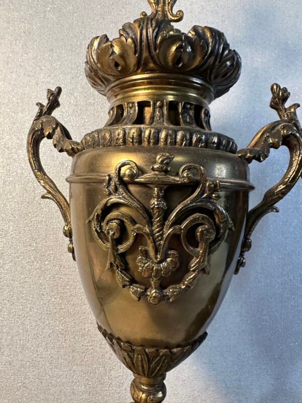 Magnificent -Antique French Lidded Vases - Bronze (circa.1850) - Image 30