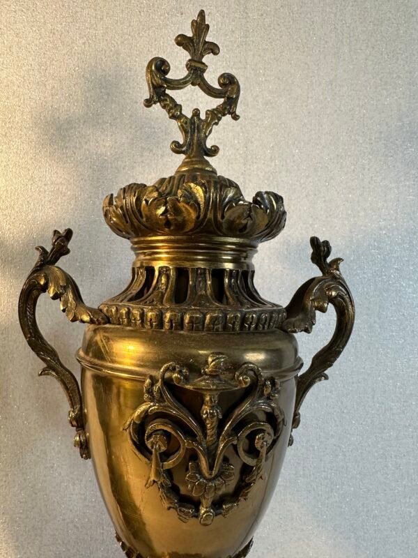 Magnificent -Antique French Lidded Vases - Bronze (circa.1850) - Image 29